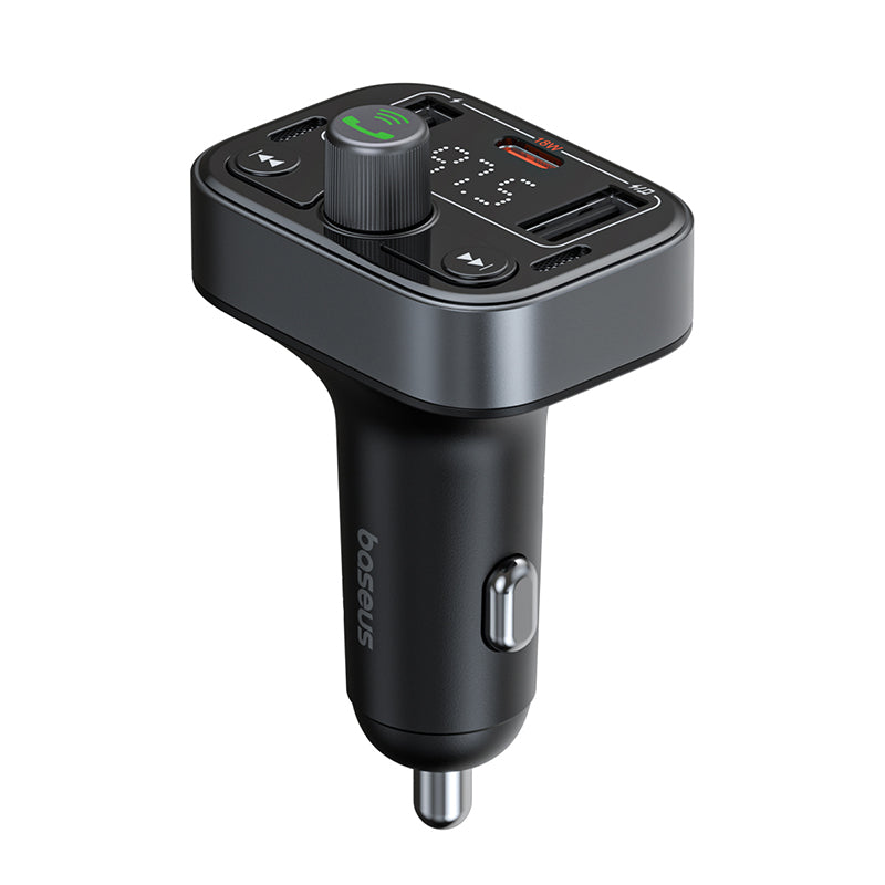 Baseus S-09 Pro Series Car FM Transmitter-Cluster Black