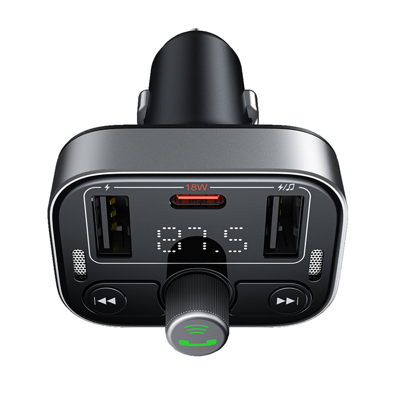 Baseus S-09 Pro Series Car FM Transmitter-Cluster Black