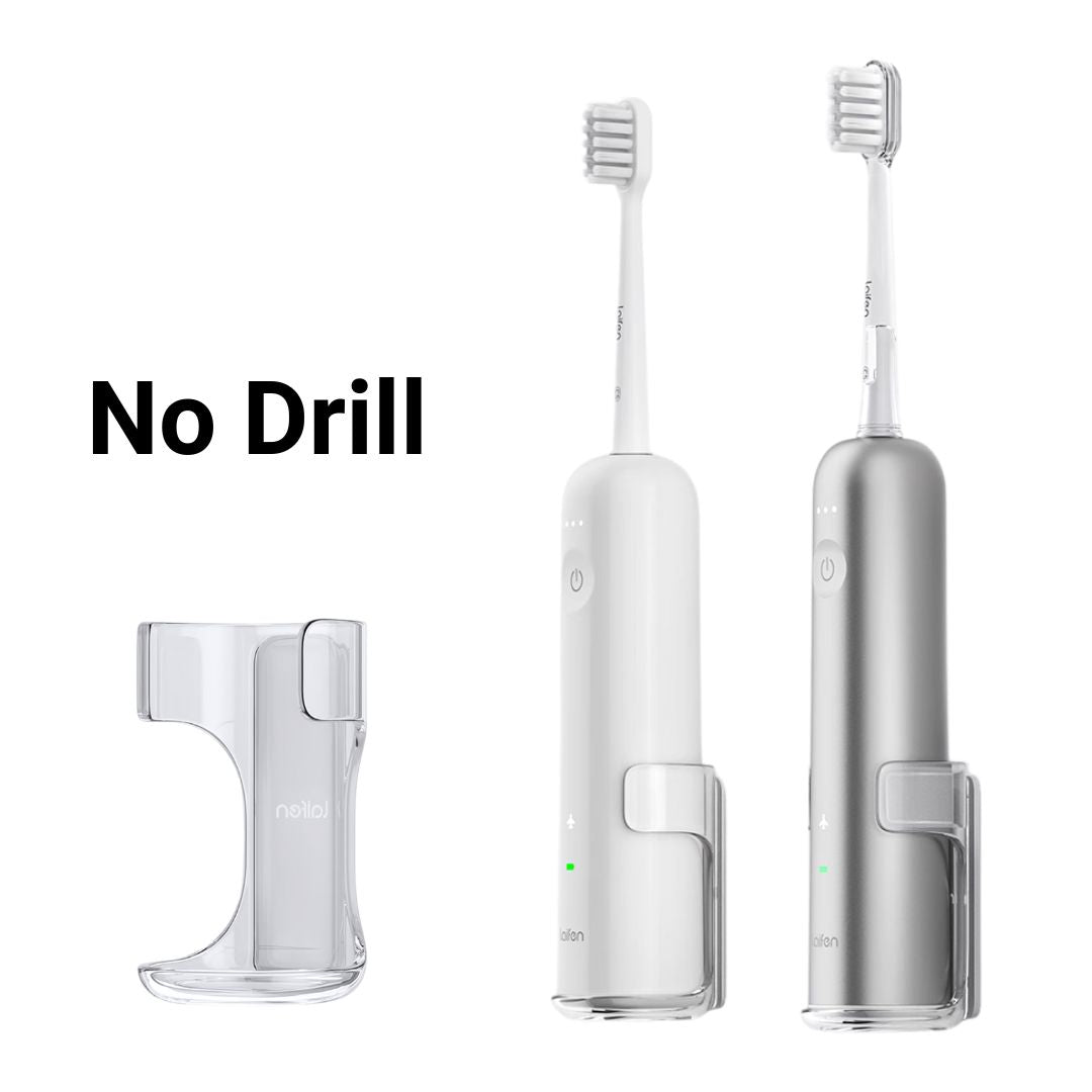 Laifen Wave Electric Toothbrush (Aluminium Alloy) + Free Replacement Header & Holder