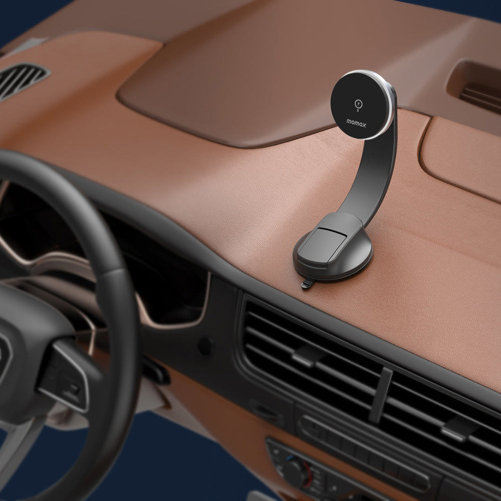 Q.Mag Mount 5 15W magnetic wireless charging car mount (Suction cup mount) CM25B