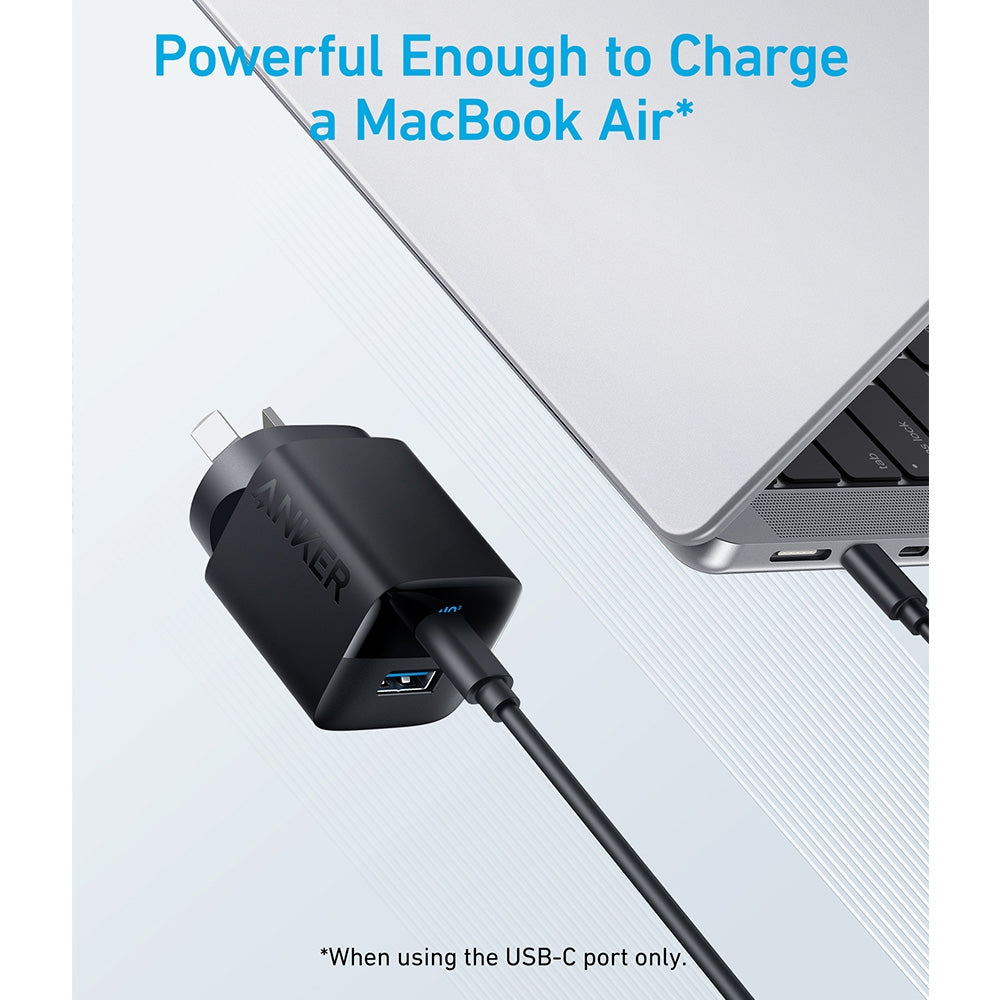 Anker 323 2-Port Charger 33W (Black)