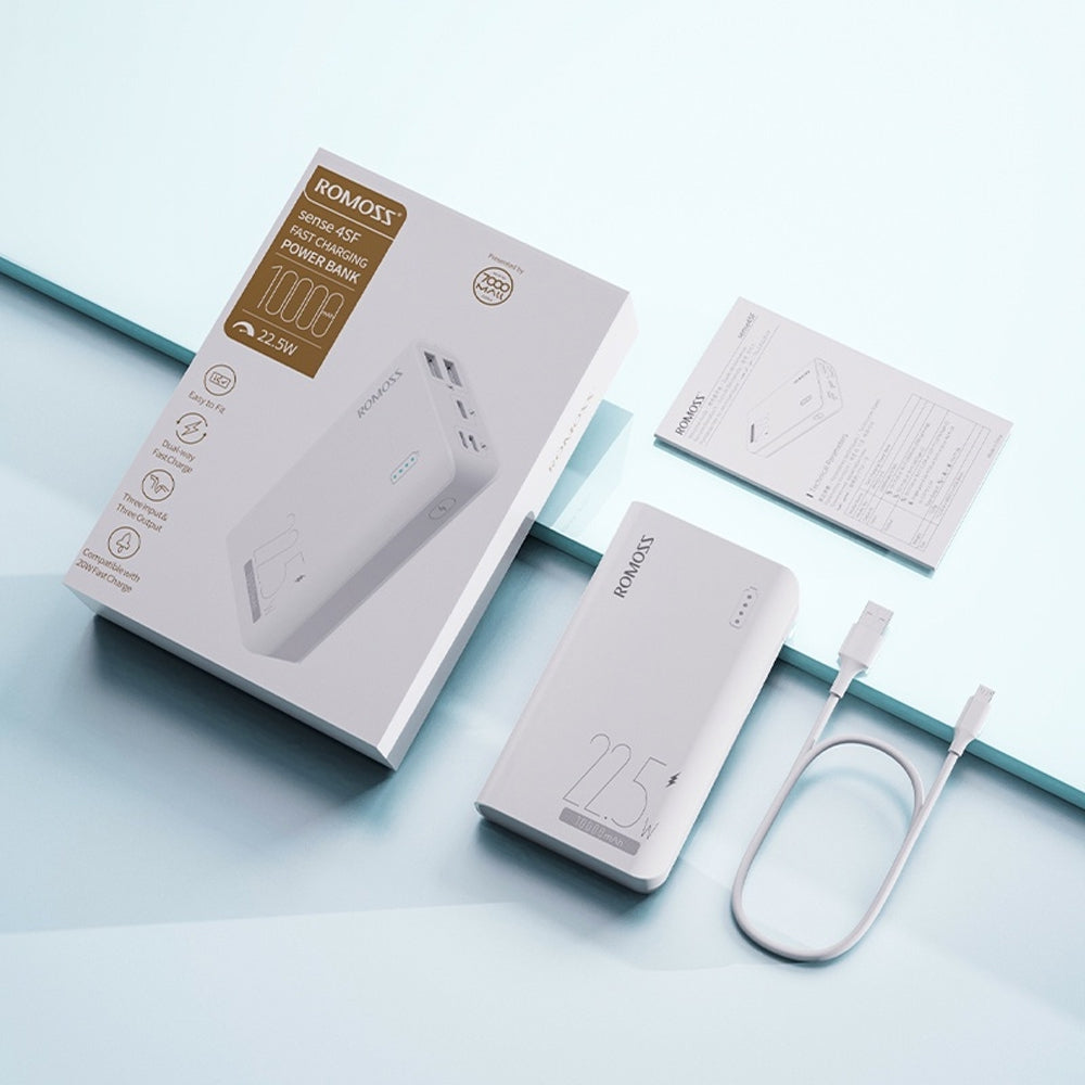 Romoss Sense4SF Mini 10K 22.5W Power Bank (White)
