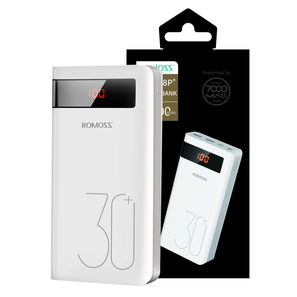 Romoss Sense8P+ 30K 18W Power Bank (White)