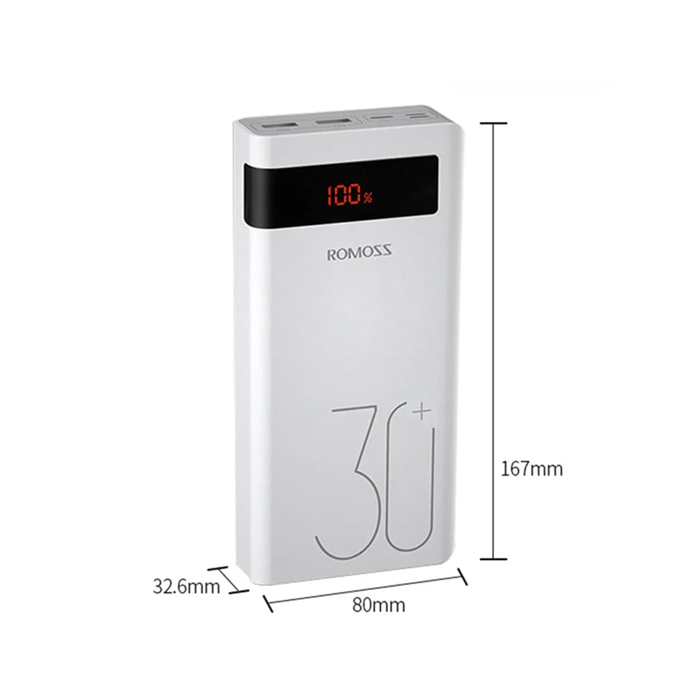 Romoss Sense8P+ 30K 18W Power Bank (White)