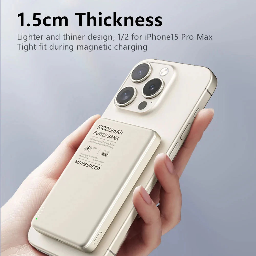 MOVESPEED Power Blade 10K 20W Magnetic Wireless Charging Power Bank