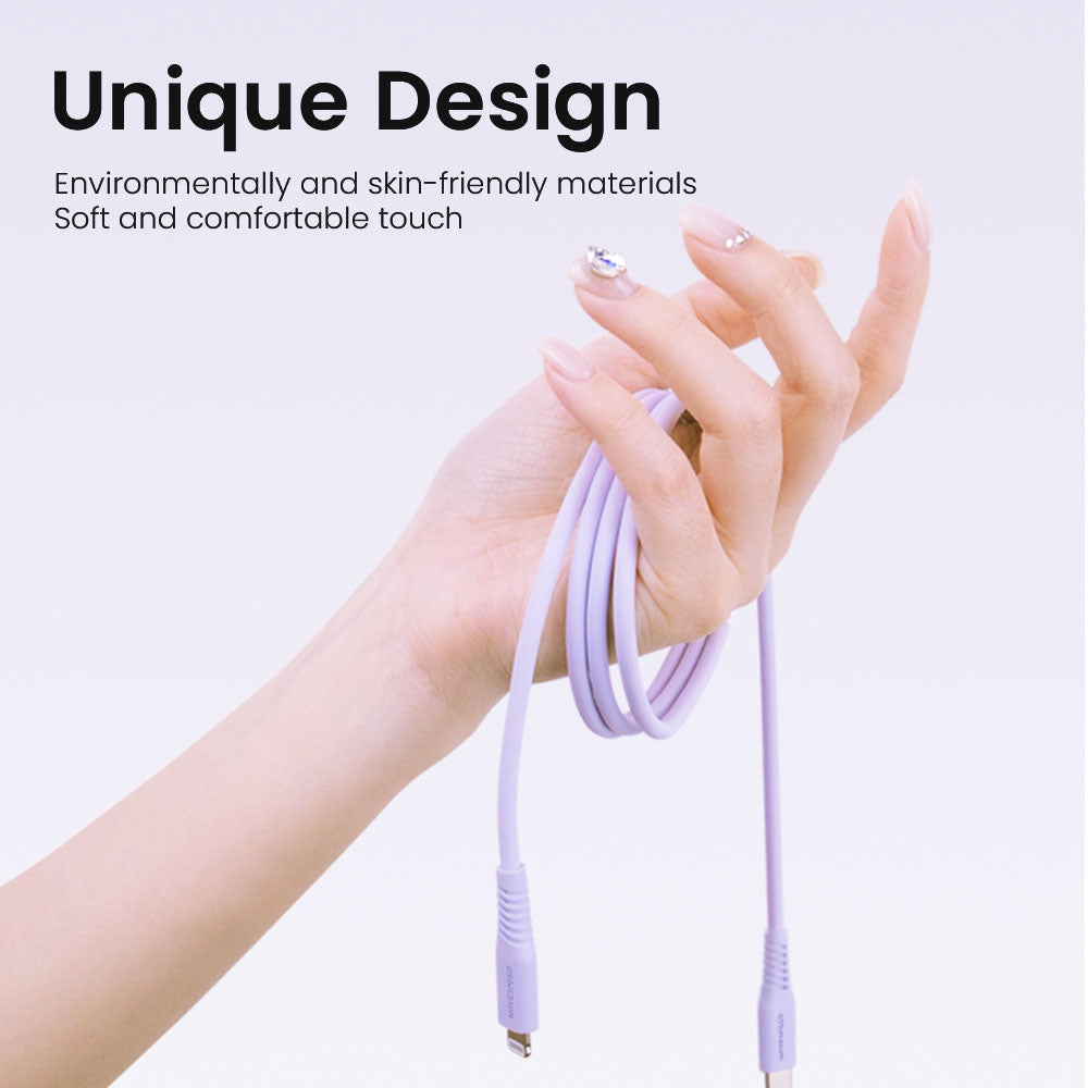 MOVESPEED Colorful Type-C to Lightning Charging Cable 60W 1.2M