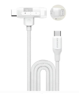 1-Link Flow Duo 2-in-1 USB-C to Lightning Braided Cable (1.5m)