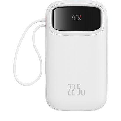 Baseus Qpow2 20K 22.5W Dual-Cable Digital Display 3-Port Power Bank
