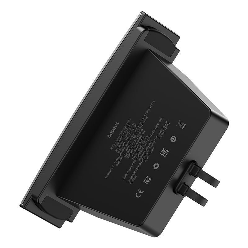 Baseus T-Space Series HUB for Tesla Cars (With a retractable 45W type-C cable)-Cluster Black