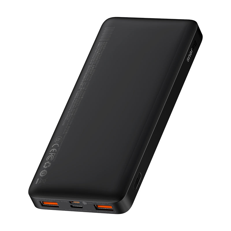 Baseus Bipow 10K 15W 4-Port Power Bank with Digital Display (Black)