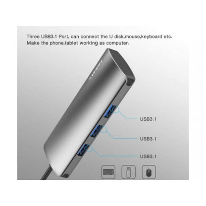One Link 6-in-1 Type-C Hub DHC7