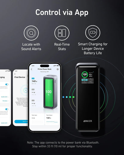 Anker Prime 27K 250W 3-Port Power Bank with Digital Display