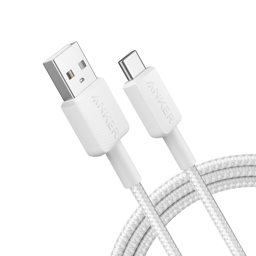 Anker 322 USB-A to Type-C Charging Cable 1.8M White