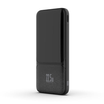 iQuick Power Square 10K 22.5W Power Bank with Digital Display (Black)