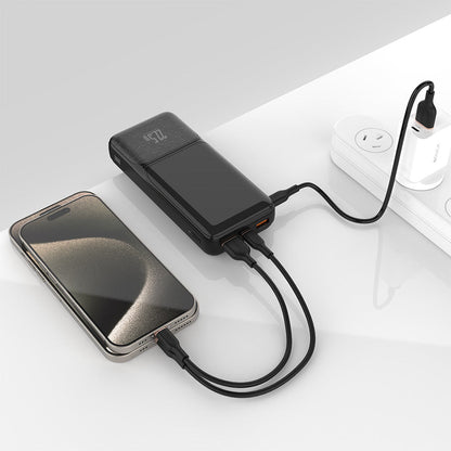iQuick Power Sqaure 30K 22.5W Power Bank with Digital Display (Black)