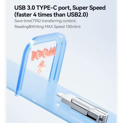MOVE SPEED YSULDP 2 in 1 USB Type-C Flash Drive